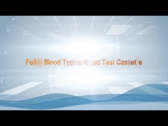 पूर्ण रक्त पशु चिकित्सा त्वरित परीक्षण किट बिल्ली का रक्त टाइपिंग त्वरित परीक्षण कैसेट
