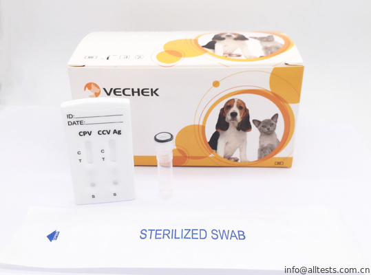 Good price Cpv + Ccv एंटीजन कॉम्बो रैपिड डायग्नोस्टिक किट मल / उल्टी 10 किट आकार ऑनलाइन