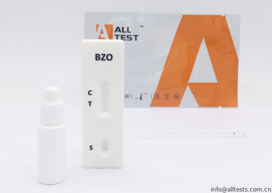 Good price Oxazepam BZO ड्रग एब्यूज टेस्ट किट वन स्टेप कैसेट ओईएम ISO13485 / CE इन ब्लड / सीरियल्स / प्लाज्मा ऑनलाइन