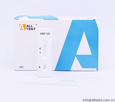 Good price सीरम या प्लाज्मा के लिए पार्श्व प्रवाह Immunochromatographic Assays HSV 1/2 IgG रैपिड टेस्ट कैसेट ऑनलाइन