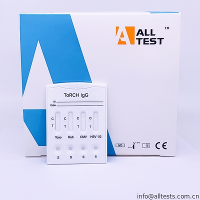 Good price AllTest TORCH IgG कॉम्बो रैपिड टेस्ट कैसेट ITOG -445 24 महीने शेल्फ टाइम ऑनलाइन
