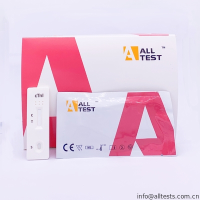 Good price मेडिकल रैपिड डायग्नोस्टिक टेस्ट कार्डिएक ट्रोपोनिन I (cTnI) सीई के साथ तीव्र कोरोनरी सिंड्रोम के लिए रैपिड टेस्ट ऑनलाइन