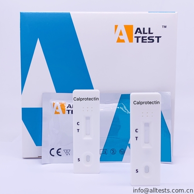 Good price CE प्रमाणित Calprotectin पार्श्व प्रवाह परीक्षण स्ट्रिप्स रैपिड टेस्ट कैसेट मानव मल में ऑनलाइन