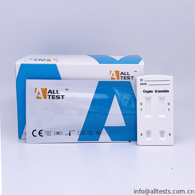 Good price सीई के साथ क्रिप्टोस्पोरिडियम और गियार्डिया लैंबेलिया कॉम्बो रैपिड डायग्नोस्टिक टेस्ट ऑनलाइन