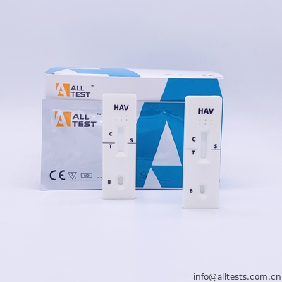 Good price सीरम / प्लाज्मा HAV IgM रैपिड टेस्ट उच्च विशिष्टता के साथ एक कदम रखता है ऑनलाइन