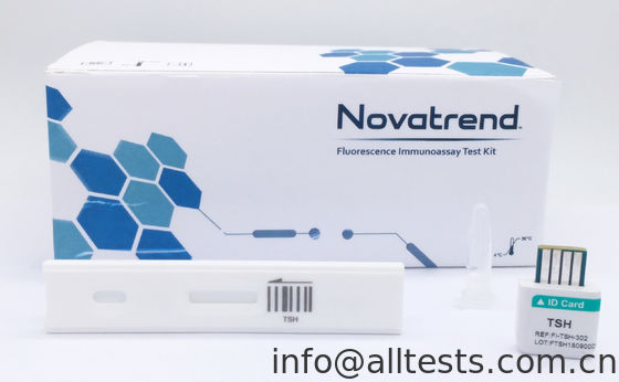 अच्छी कीमत सुविधाजनक hyroid- उत्तेजक हार्मोन H TSH By टेस्ट का उपयोग सीरम / प्लाज्मा में Novatrend प्रतिदीप्ति Immunoassay विश्लेषक द्वारा ऑनलाइन