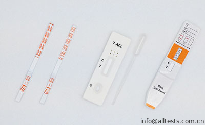 Good price 300ng / mL 7-Aminoclonazepam (7-ACL) Dispoable रैपिड ड्रग एब्यूज किट कैसेट / डिपस्टिक / स्ट्रिप टेस्ट किट OEM CE के साथ ऑनलाइन