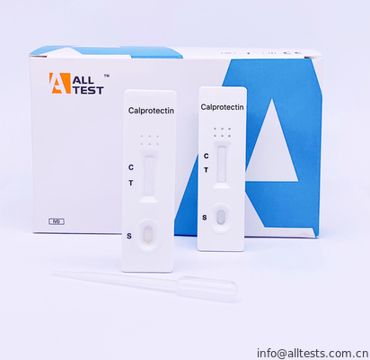 Good price मानव मल नमूना में AllTest Calprotectin रैपिड टेस्ट कैसेट, 10T / किट ऑनलाइन