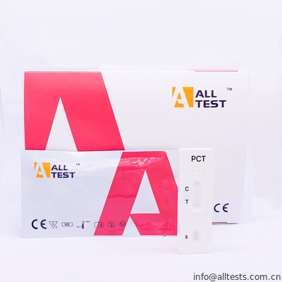 Good price Procalcitonin गुणात्मक जांच के लिए रैपिड बैक्टीरियल टेस्ट किट ऑनलाइन