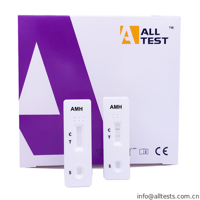 Good price डिम्बग्रंथि समारोह के लिए पूरे रक्त / सीरम / प्लाज्मा के साथ एएमएच रैपिड टेस्ट कैसेट ऑनलाइन