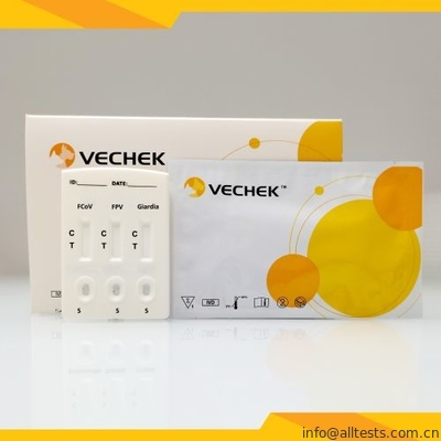 Good price FCoV + FPV + Giardia Lamblia एंटीजन कॉम्बो रैपिड टेस्ट मल नमूना ऑनलाइन