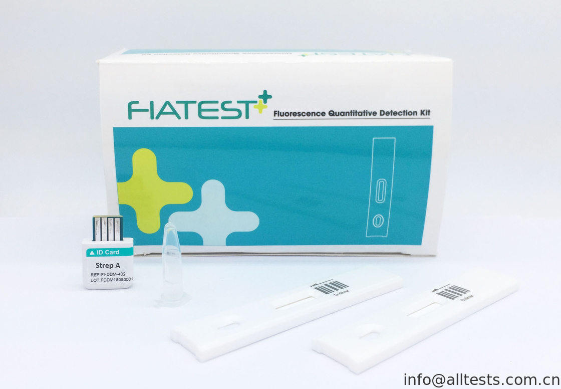 High Sensitivity Streptococcus pyogenes Test Kit Use By Fiatest GO fluorescence Immunoassay Analyzer In Human Swab