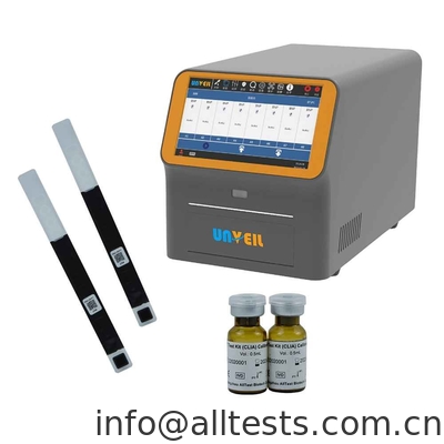Good price CA125 टेस्ट किट CLIA 2.3 - 1000 U/ML डबल एंटीबॉडी सैंडविच विधि ऑनलाइन
