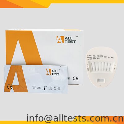 अच्छी कीमत मौखिक द्रव के लिए बहु-औषध त्वरित परीक्षण कैसेट 3 ~ 10 मिनट पढ़ने का समय, सीई प्रमाणित और 17 दवाओं तक का परीक्षण किया गया ऑनलाइन