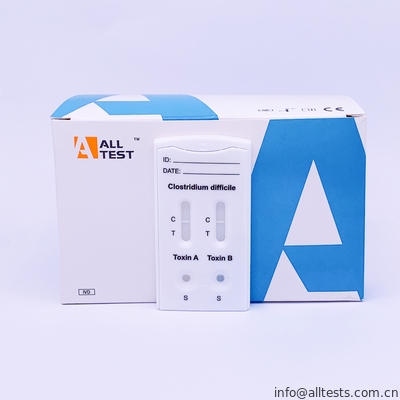 Good price सीई पार्श्व प्रवाह Immunochromatographic assays क्लोस्ट्रीडियम डिफिसाइल विष टॉक्सिन ए + टॉक्सिन बी कॉम्बो रैपिड कैसेट ऑनलाइन