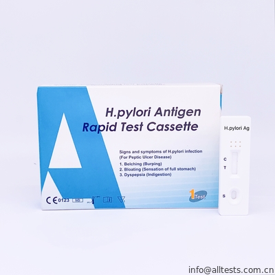 Good price H.Pylori Antigen रैपिड टेस्ट कैसेट पार्श्व प्रवाह Immunochromatographic Assays ऑनलाइन
