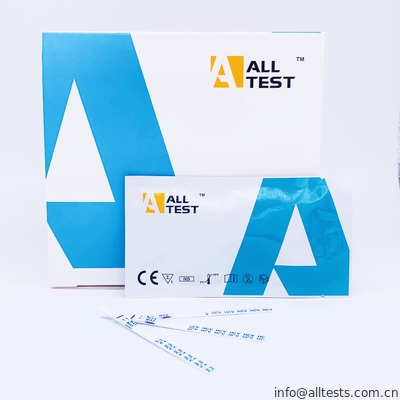 Good price सटीक स्ट्रेप एक रैपिड टेस्ट स्ट्रिप किट्स (ब्लू में कंट्रोल लाइन) CE के साथ सुविधाजनक गला स्वाब ऑनलाइन