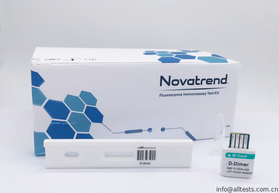 Good price मानव संपूर्ण रक्त / सीरम / प्लाज्मा में नोवाट्रेंड प्रतिदीप्ति Immunoassay विश्लेषक द्वारा डी-डिमर डायग्नोस्टिक टेस्ट का उपयोग ऑनलाइन