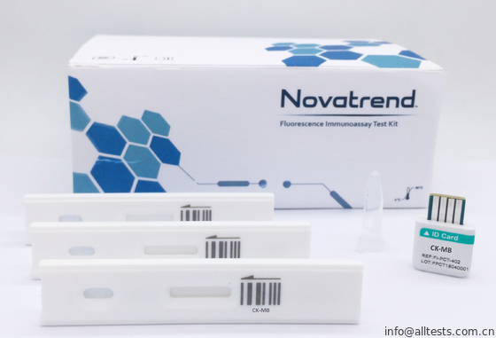 Good price Novatrend Creatine Kinase MB (CK-MB) मानव पूरे रक्त / सीरम / प्लाज्मा में प्रतिदीप्ति Immunoassay विश्लेषक द्वारा टेस्ट उपयोग ऑनलाइन