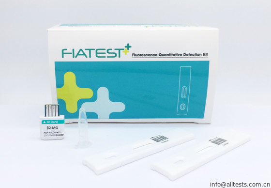 Good price β2 माइक्रोग्लोबुल टेस्ट का उपयोग मानव पूरे रक्त / सीरम / प्लाज्मा के साथ Fiatest GO प्रतिदीप्ति Immunoassay डायनेज़र द्वारा किया जाता है ऑनलाइन