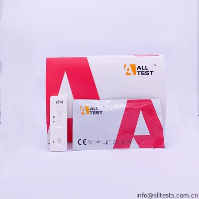 Good price मेडिकल रैपिड डायग्नोस्टिक टेस्ट कार्डिएक ट्रोपोनिन I (cTnI) सीई के साथ तीव्र कोरोनरी सिंड्रोम के लिए रैपिड टेस्ट ऑनलाइन