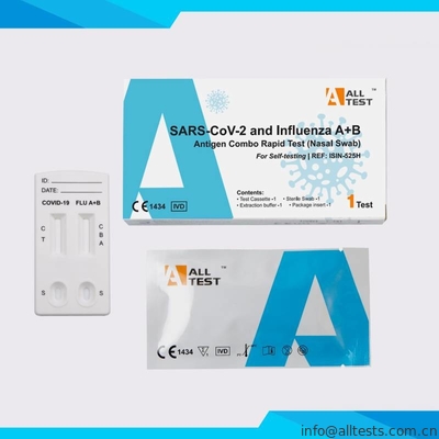 Good price SARS-CoV-2 और इन्फ्लुएंजा A+B एंटीजन कॉम्बो रैपिड टेस्ट नेज़ल स्वाब ऑनलाइन